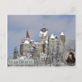 Dracula's kasteel, winter briefkaart (Voorkant)