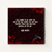 Dracula's Kiss Victoriaans Halloween Gastenboek Notitieboek (Achterkant)