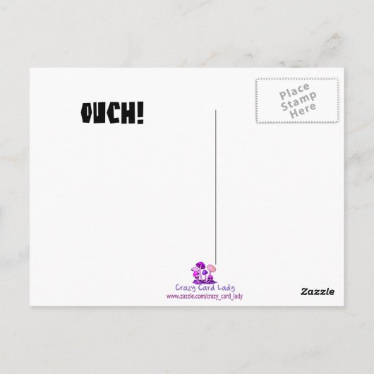 Dracula's Vriendin Briefkaart (Achterkant)