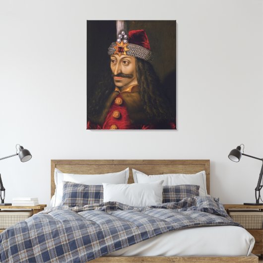 Drăculea – Vlad III Dracula – Vlad the Impaler Canvas Afdruk (Insitu (Slaapkamer))