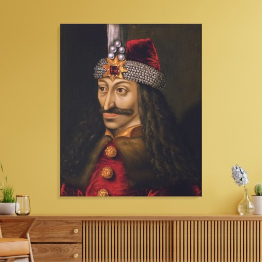 Drăculea – Vlad III Dracula – Vlad the Impaler Canvas Afdruk (Insitu (Woonkamer))