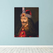 Drăculea – Vlad III Dracula – Vlad the Impaler Canvas Afdruk (Insitu (Houten vloer))