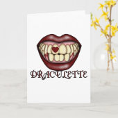 Draculette Kaart (Gele Bloem)