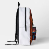 "Draculian Bat-Cyber Armour" Bedrukte Rugzak (Links)