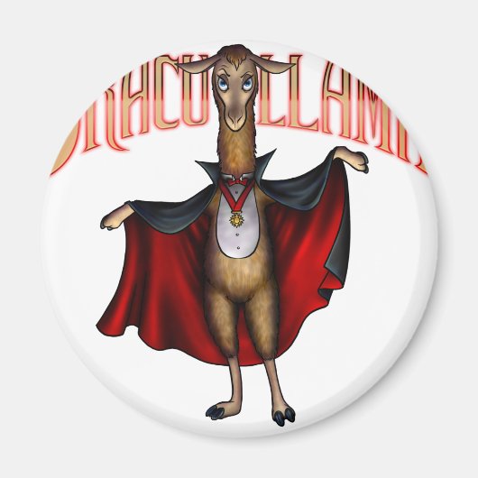 Dracullama Magneet (Voorkant)