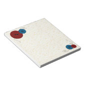 Draden en Buttonnen Notitieblok (Schuin)
