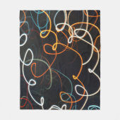 Draden van Beweging—Fleece Deken (Voorkant)