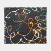 Draden van Beweging—Fleece Deken (Voorkant (Horizontaal))