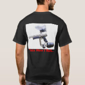 Draden van de bediende t-shirt (Achterkant)
