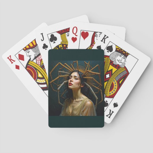 Draden van overtreding De transformatie van Arach Pokerkaarten (Achterkant)