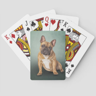 Dradenhond Franse hond Pokerkaarten