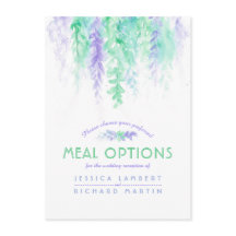 Dradenkaartje voor groene bloemcascade