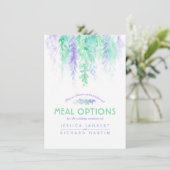 Dradenkaartje voor groene bloemcascade informatiekaartje (Staand voorkant)