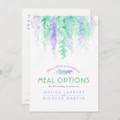 Dradenkaartje voor groene bloemcascade informatiekaartje (Voorkant / Achterkant)