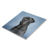 Dradenriet Corso - Italiaanse Mastiff Tegeltje (Zijkant)