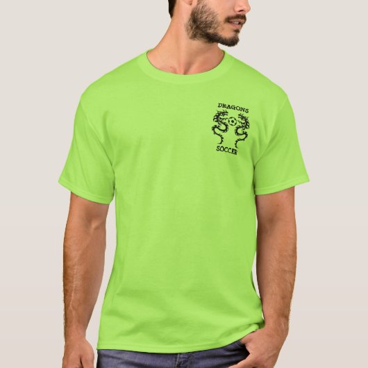 dradenvoetbal, DRAGONS, SOCCER T-shirt (Voorkant)