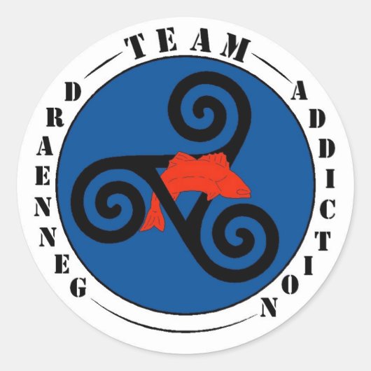 draenneg ronde sticker (Voorkant)