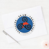 draenneg ronde sticker (Envelop)