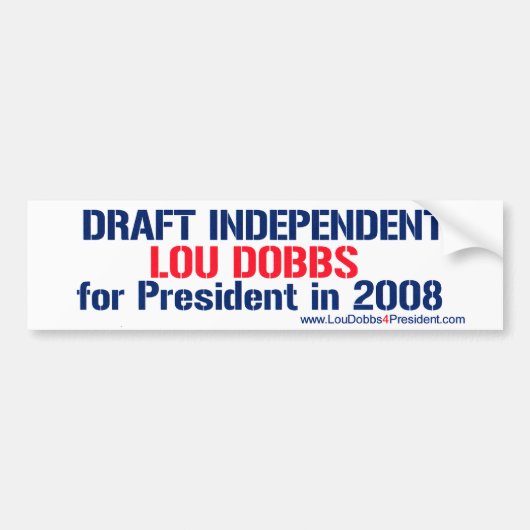 Draft Dobbs 2 Bumpersticker (Voorkant)