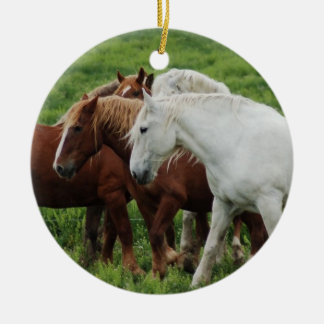 Draft Horse Keramisch Ornament