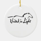 Draft Horse Keramisch Ornament (Achterkant)