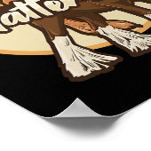 Draft Horse meme maat S ontwerp voor een Clydesdal Poster (Hoek)