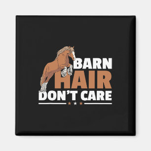 Draft Horse meme ontwerp voor een Clydesdale rijde Magneet