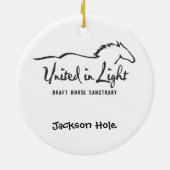 Draft Horse Ornament (Achterkant)