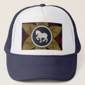 Draft Horse Rosette Pet (Voorkant)
