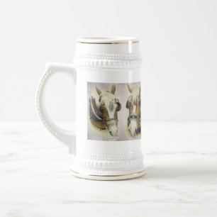 Draft Horse Stein Bierpul