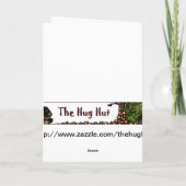 Draft Horse Team, Vrolijk Kerstfeest, Gelukkig Nie Feestdagen Kaart (Achterkant)