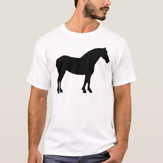 Draft Horse (zwart) T-shirt (Voorkant)
