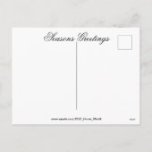 Draft Horses Christmas Feestdagenkaart (Achterkant)