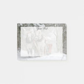 Draft Horses Christmas gepersonaliseerd Post-it® Notes (Voorkant)