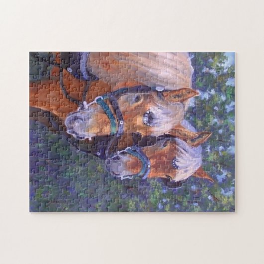 Draft Horses Fine Art Puzzle Legpuzzel (Horizontaal)