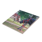 Draft Horses Tegel Tegeltje (Zijkant)