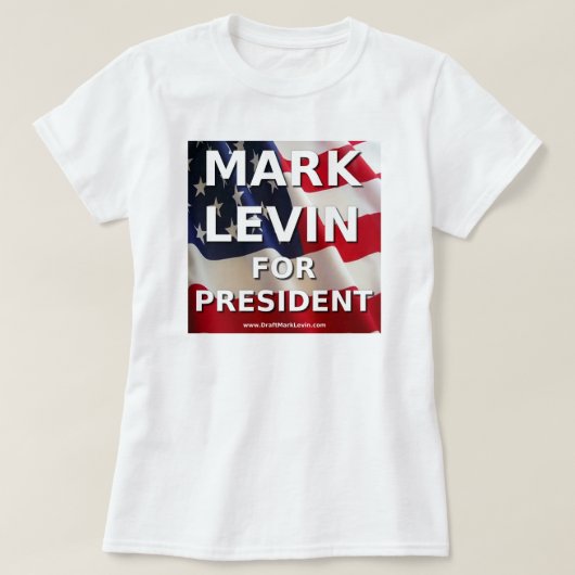 Draft Mark Levin T-Shirts (Design voorkant)