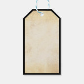 Draft of Death zombie Halloween apotheker label Cadeaulabel (Achterkant)