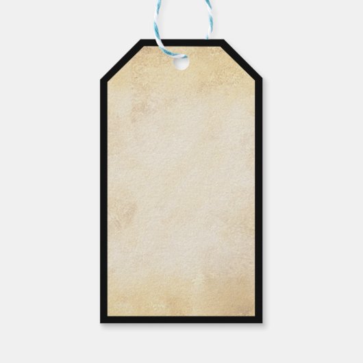 Draft of Death zombie Halloween apotheker label Cadeaulabel (Achterkant)