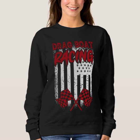 Drag Boat Racing  Boat Racer Water Competition  4 Trui (Voorkant)