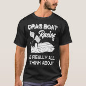 Drag Boat Racing RC Model Boating Driver  5 T-shirt (Voorkant)