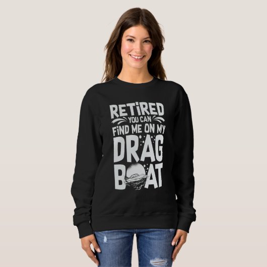 Drag Boat Racing RC Model Boating Driver Trui (Voorkant volledig)