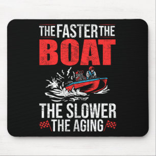 Drag Boot Vaartuig Bestuurder Racers Boot Ruiter D Muismat