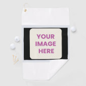 Drag & Drop Aangepaste Logo hier Golfhanddoek (Insitu)