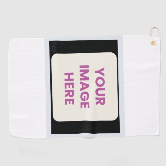 Drag & Drop Aangepaste Logo hier Golfhanddoek (Horizontaal)