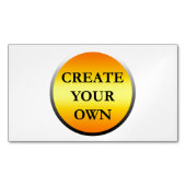 Drag & Drop Aangepaste Logo hier Magnetisch Visitekaartje (Voorkant)