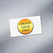 Drag & Drop Aangepaste Logo hier Magnetisch Visitekaartje (Voorbeeld)