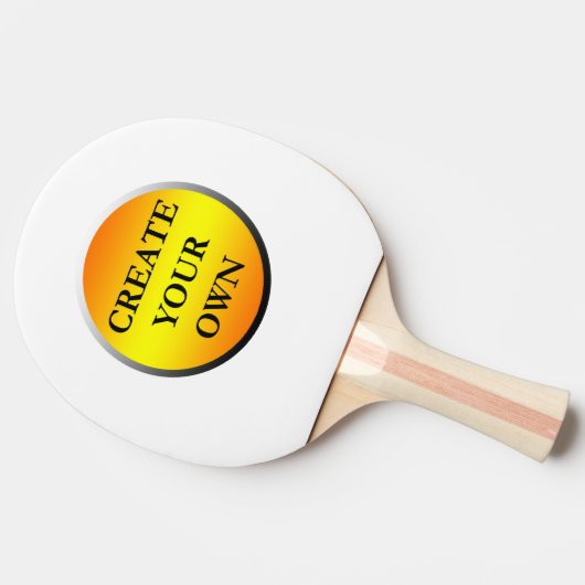 Drag & Drop Aangepaste Logo hier Tafeltennisbatje (Zijkant)
