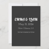 Drag & Drop Create Customized Celebration Invites Save The Date (Voorkant)