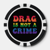 Drag is geen misdaad poker chips (Voorkant)